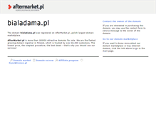 Tablet Screenshot of bialadama.pl